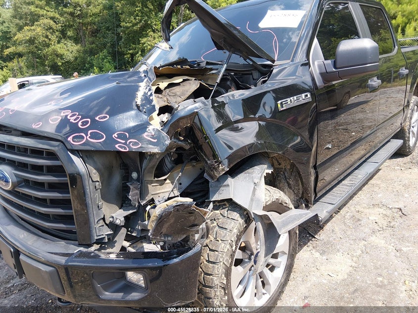2017 Ford F-150 VIN 1FTEW1EF7HKC94567 IAAI salvage auction — LEFT FRONT, Salvage Title, sold $7,000 on 2026-09-10 (photo 6)
