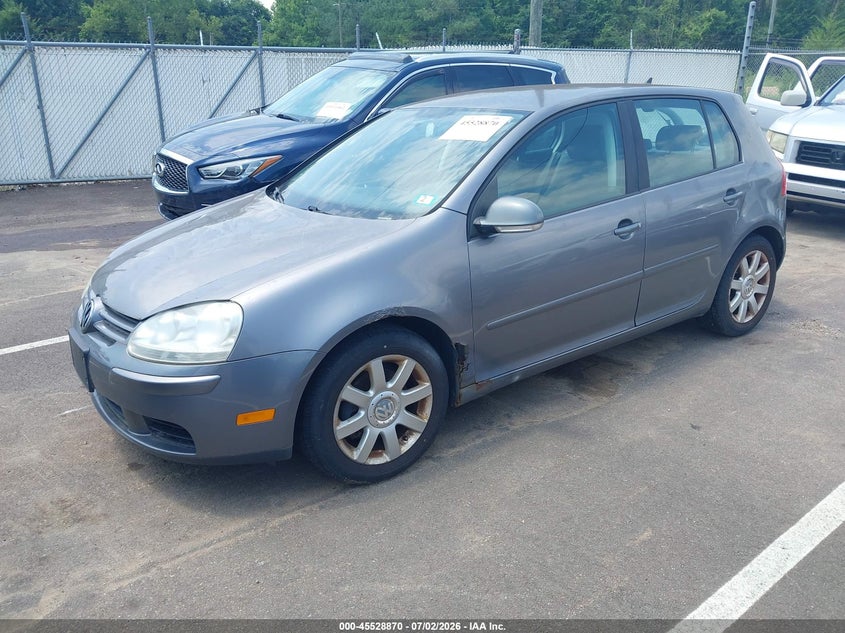 2007 Volkswagen Rabbit VIN WVWCR71K47W254720 IAAI salvage auction — NORMAL WEAR, Clear (Mississippi), sold $400 on 2026-07-16 (photo 2)