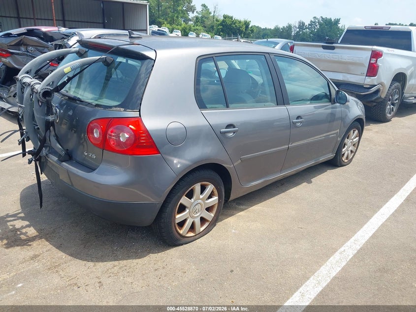 2007 Volkswagen Rabbit VIN WVWCR71K47W254720 IAAI salvage auction — NORMAL WEAR, Clear (Mississippi), sold $400 on 2026-07-16 (photo 4)