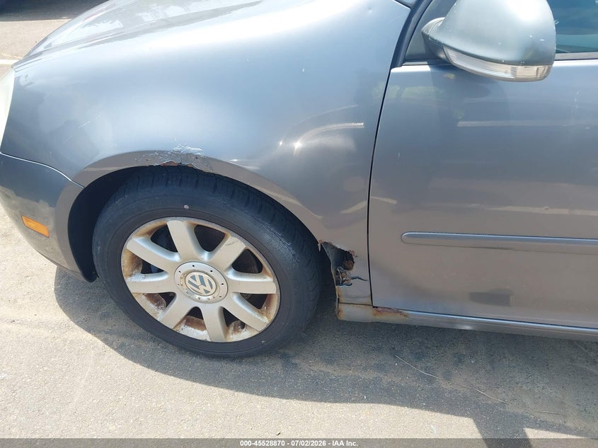 2007 Volkswagen Rabbit VIN WVWCR71K47W254720 IAAI salvage auction — NORMAL WEAR, Clear (Mississippi), sold $400 on 2026-07-16 (photo 6)
