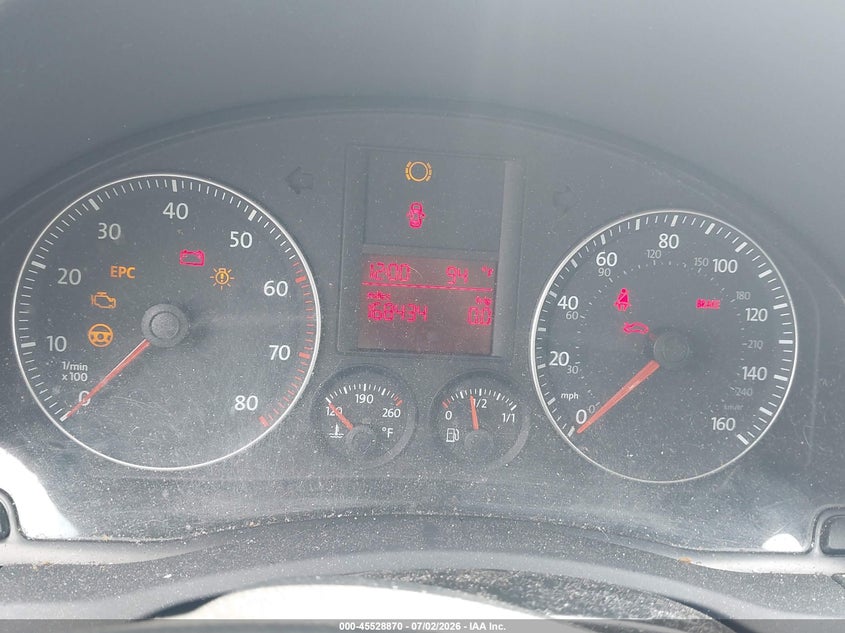 2007 Volkswagen Rabbit VIN WVWCR71K47W254720 IAAI salvage auction — NORMAL WEAR, Clear (Mississippi), sold $400 on 2026-07-16 (photo 7)