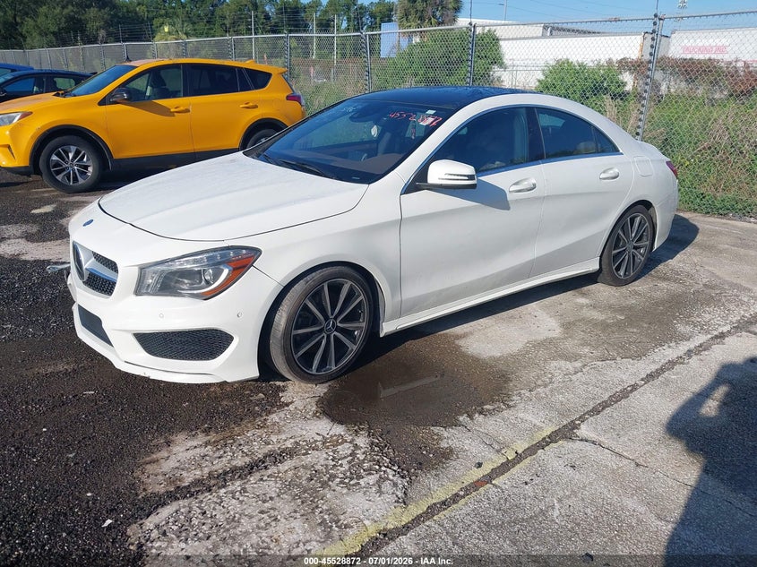 2014 Mercedes-benz Cla-klasse VIN WDDSJ4EB6EN050862 IAAI salvage auction — RIGHT REAR, Clear (Florida), sold $825 on 2026-07-15 (photo 2)