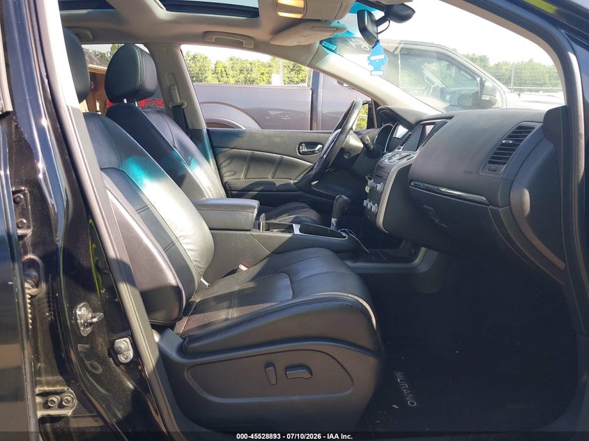 2012 Nissan Murano VIN JN8AZ1MW2CW240154 IAAI salvage auction — LEFT REAR, Salvage (Connecticut), sold $400 on 2026-07-16 (photo 5)
