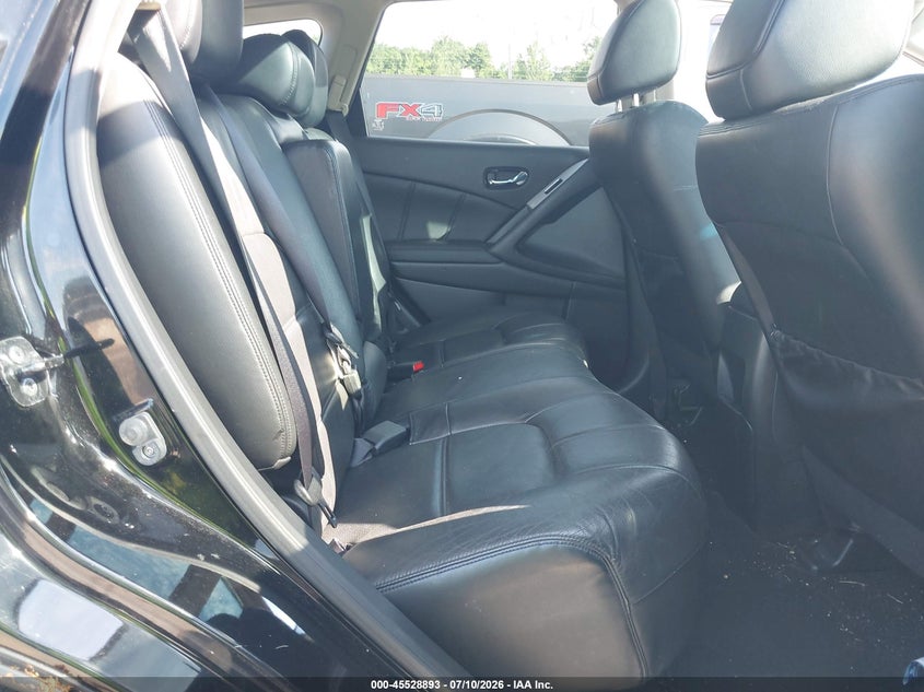 2012 Nissan Murano VIN JN8AZ1MW2CW240154 IAAI salvage auction — LEFT REAR, Salvage (Connecticut), sold $400 on 2026-07-16 (photo 8)