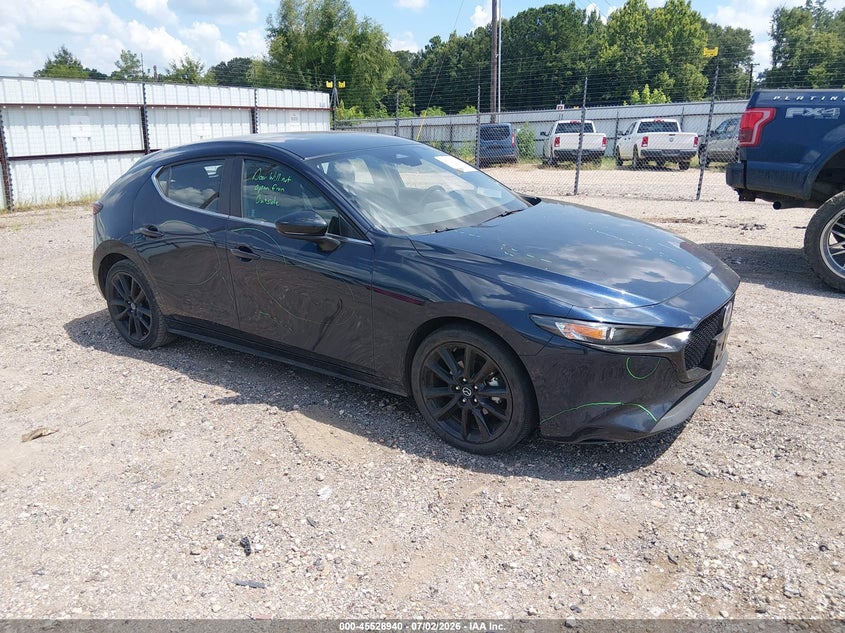 2024 Mazda 3 VIN JM1BPAKM7R1721935 IAAI salvage auction — RIGHT SIDE, Enterprise Vehicles Clear Only (Indiana), sold $3,650 on 2026-07-08 (photo 1)