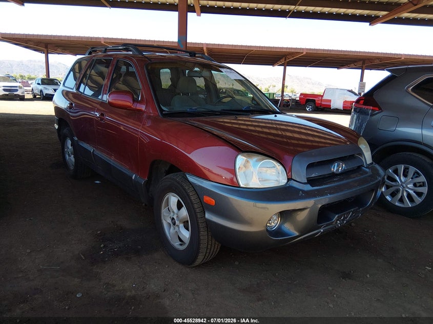 2005 Hyundai Santa fe VIN KM8SC13D55U932047 IAAI salvage auction — FRONT END, Salvage, sold $525 on 2026-07-28 (photo 1)