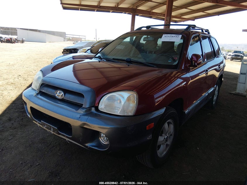 2005 Hyundai Santa fe VIN KM8SC13D55U932047 IAAI salvage auction — FRONT END, Salvage, sold $525 on 2026-07-28 (photo 2)