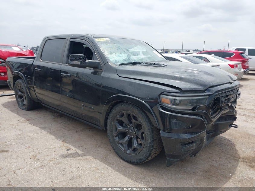 2020 Ram 1500 VIN 1C6SRFHT0LN144601 IAAI salvage auction — ENGINE DAMAGE, Wait Title, sold $9,825 on 2026-10-06 (photo 1)