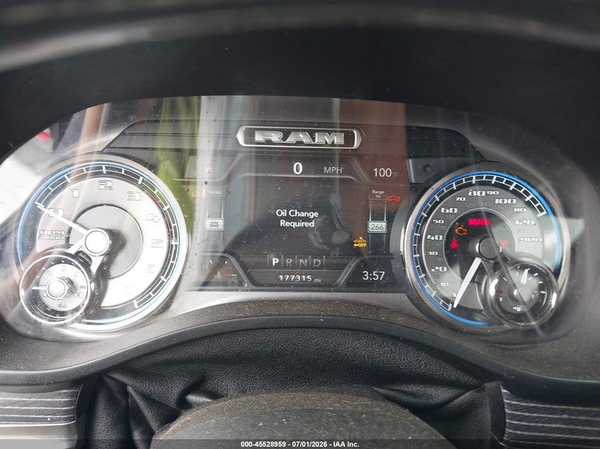 2020 Ram 1500 VIN 1C6SRFHT0LN144601 IAAI salvage auction — ENGINE DAMAGE, Wait Title, sold $9,825 on 2026-10-06 (photo 7)