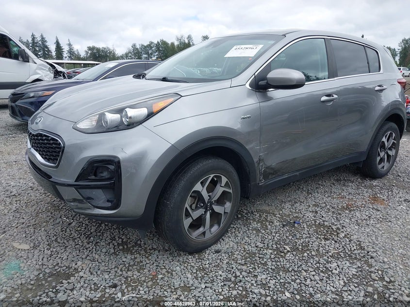 2020 Kia Sportage VIN KNDPMCAC1L7806292 IAAI salvage auction — LEFT SIDE, Salvage Title, sold $4,400 on 2026-07-22 (photo 6)