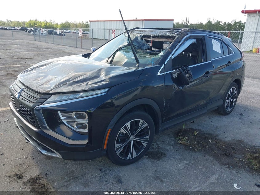 2022 Mitsubishi Eclipse cross VIN JA4ASWAA9NZ045704 IAAI salvage auction — FRONT END, Certificate Of Destruction (Florida), sold $2,550 on 2026-07-29 (photo 2)