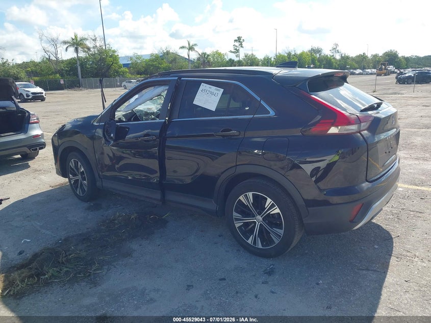 2022 Mitsubishi Eclipse cross VIN JA4ASWAA9NZ045704 IAAI salvage auction — FRONT END, Certificate Of Destruction (Florida), sold $2,550 on 2026-07-29 (photo 3)