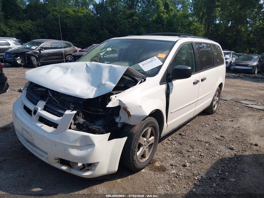 2008 Dodge Grand caravan VIN 2D8HN44H88R602854 IAAI salvage auction — FRONT END, Salvage (Ohio), sold $450 on 2026-08-21 (photo 2)
