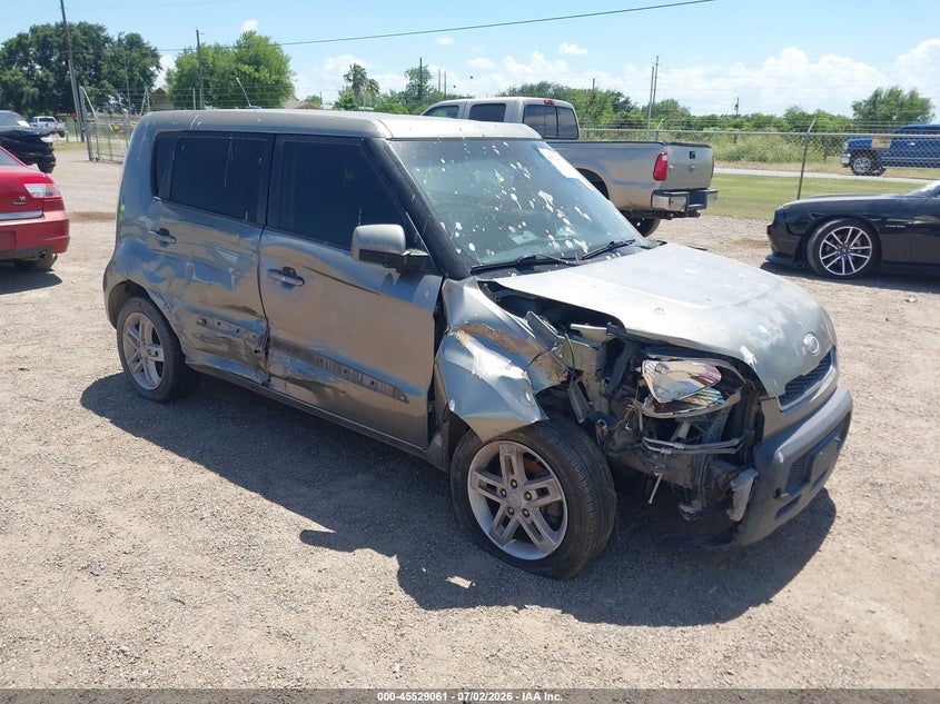 2011 Kia Soul VIN KNDJT2A20B7269505 IAAI salvage auction — RIGHT SIDE, Salvage (Texas), sold $25 on 2026-07-28 (photo 1)