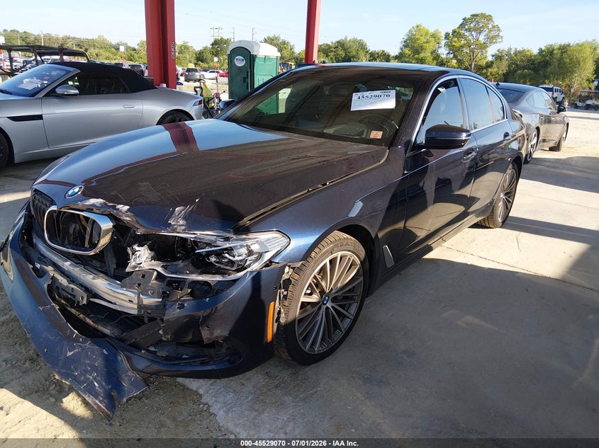 2017 BMW 5er VIN WBAJE7C35HWA03912 IAAI salvage auction — FRONT END, Rebuildable (Florida), sold $6,600 on 2026-07-18 (photo 2)