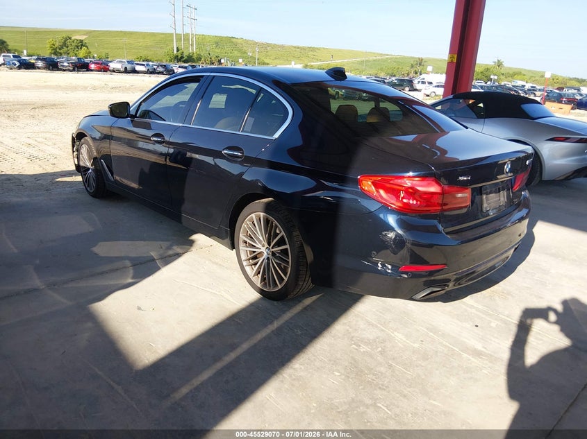 2017 BMW 5er VIN WBAJE7C35HWA03912 IAAI salvage auction — FRONT END, Rebuildable (Florida), sold $6,600 on 2026-07-18 (photo 3)