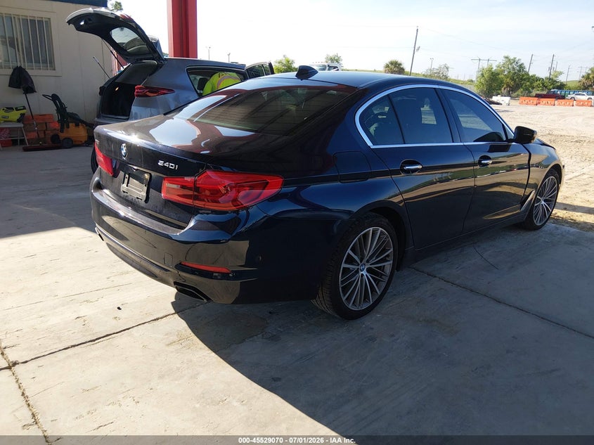 2017 BMW 5er VIN WBAJE7C35HWA03912 IAAI salvage auction — FRONT END, Rebuildable (Florida), sold $6,600 on 2026-07-18 (photo 4)