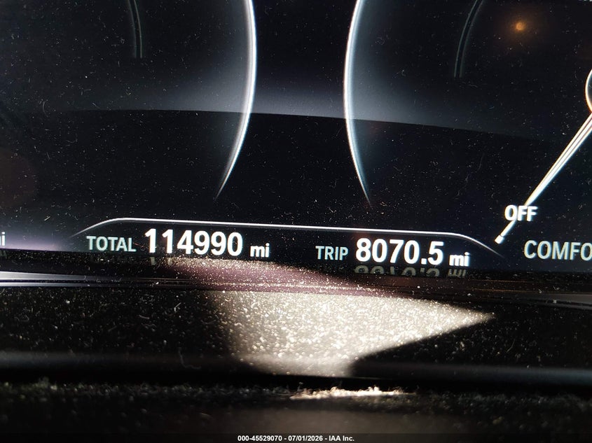 2017 BMW 5er VIN WBAJE7C35HWA03912 IAAI salvage auction — FRONT END, Rebuildable (Florida), sold $6,600 on 2026-07-18 (photo 7)