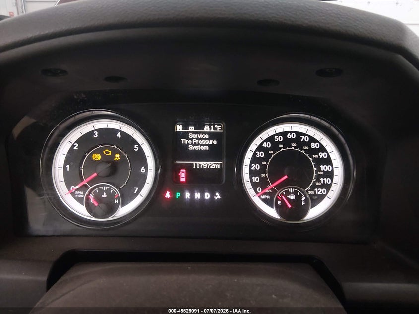 2017 Ram 1500 VIN 3C6RR7KT1HG788508 IAAI salvage auction — HAIL, Salvage (Minnesota), sold $6,000 on 2026-08-31 (photo 7)