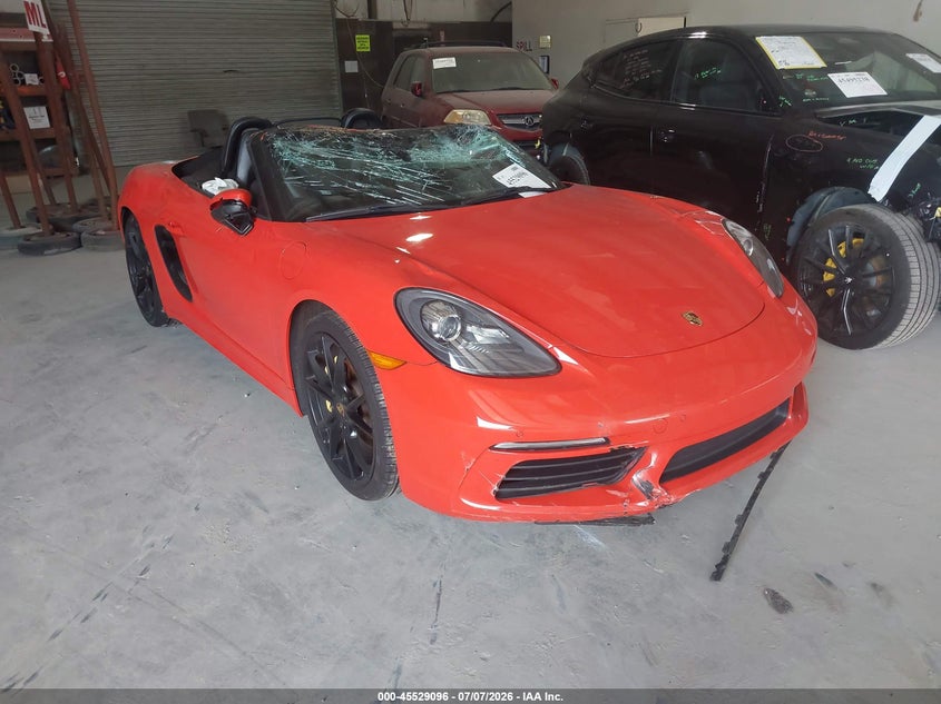 2017 Porsche 718 boxster VIN WP0CA2A81HS222217 — IAAI salvage auction photo