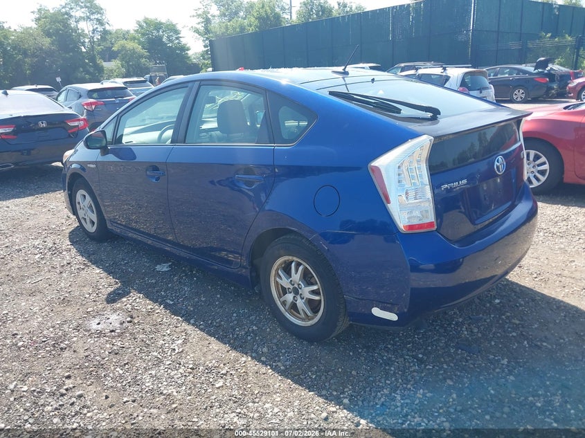 2011 Toyota Prius VIN JTDKN3DU5B1390910 IAAI salvage auction — NORMAL WEAR, Clear (New York), sold $900 on 2026-07-14 (photo 3)