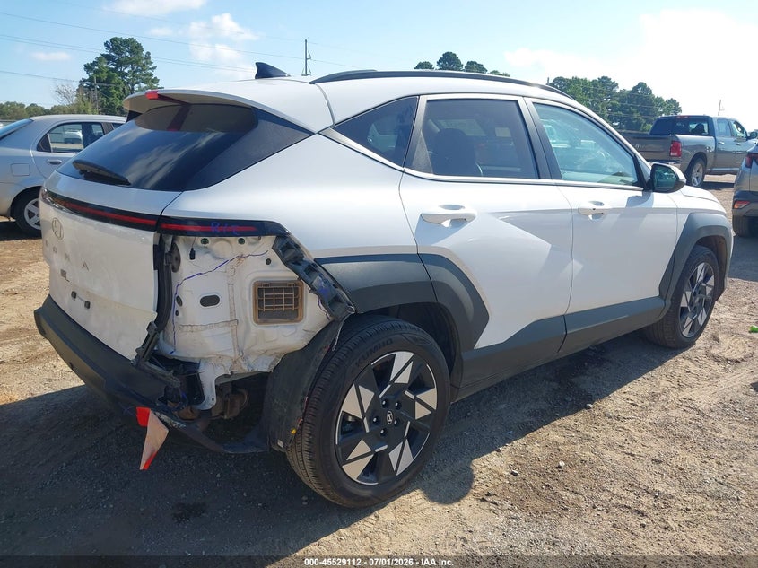 2025 Hyundai Kona VIN KM8HB3AB6SU339853 IAAI salvage auction — REAR END, Enterprise Vehicles Clear Only (Texas), sold $13,100 on 2026-07-08 (photo 4)