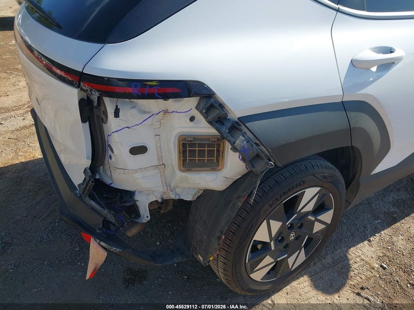 2025 Hyundai Kona VIN KM8HB3AB6SU339853 IAAI salvage auction — REAR END, Enterprise Vehicles Clear Only (Texas), sold $13,100 on 2026-07-08 (photo 6)