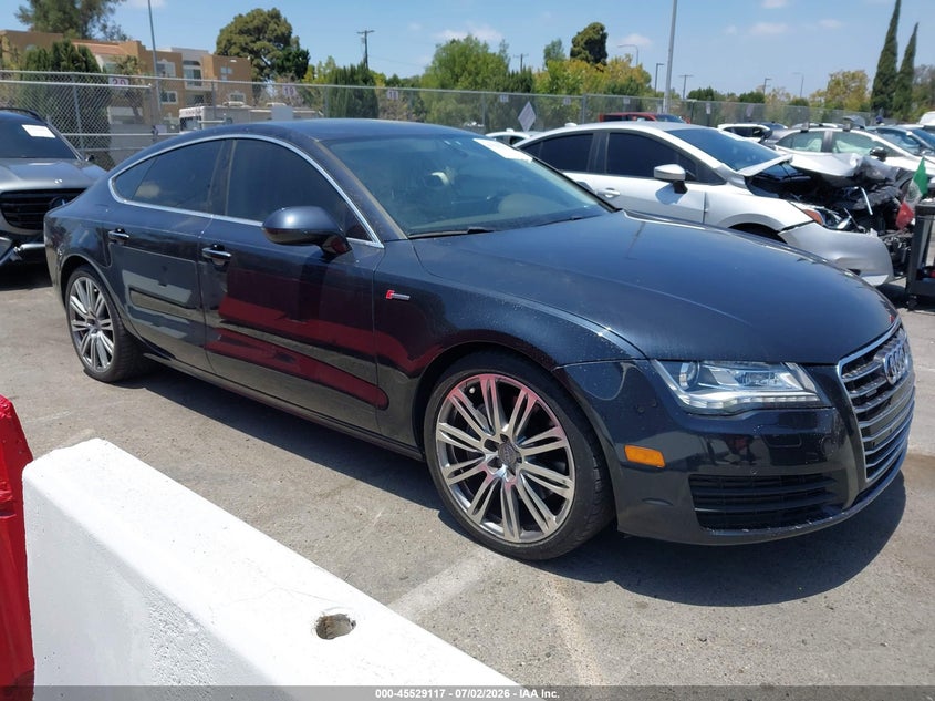 2014 Audi A7 VIN WAUWGAFC1EN129496 IAAI salvage auction — LEFT SIDE, Salvage (California), sold $1,250 on 2026-07-30 (photo 1)