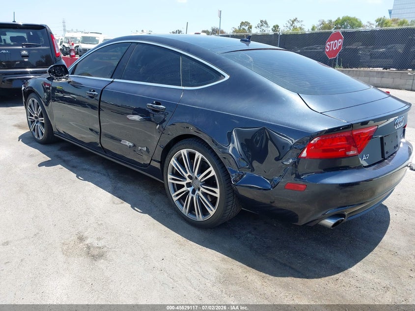 2014 Audi A7 VIN WAUWGAFC1EN129496 IAAI salvage auction — LEFT SIDE, Salvage (California), sold $1,250 on 2026-07-30 (photo 3)