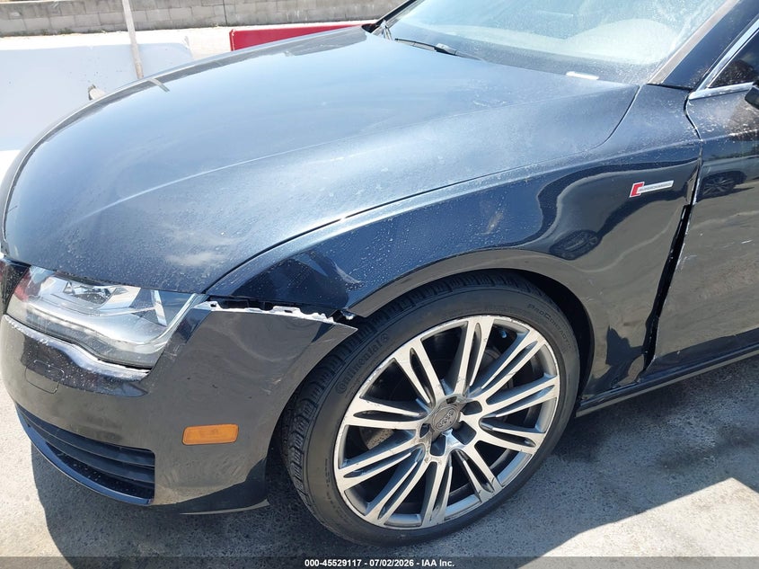 2014 Audi A7 VIN WAUWGAFC1EN129496 IAAI salvage auction — LEFT SIDE, Salvage (California), sold $1,250 on 2026-07-30 (photo 6)