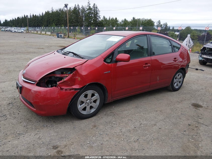 2008 Toyota Prius VIN JTDKB20U587754189 IAAI salvage auction — LEFT FRONT, Bill Of Sale (Washington), sold $1,250 on 2026-07-17 (photo 2)
