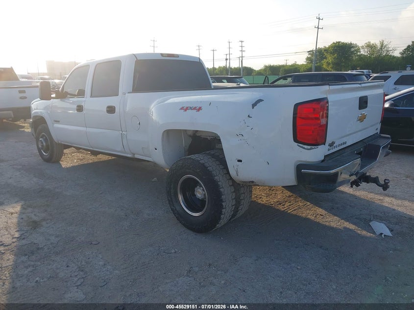 2007 Chevrolet Silverado 3500 VIN 1GCJK33G77F127540 IAAI salvage auction — REPOSSESSION, Original (Texas), sold $2,450 on 2026-07-06 (photo 3)