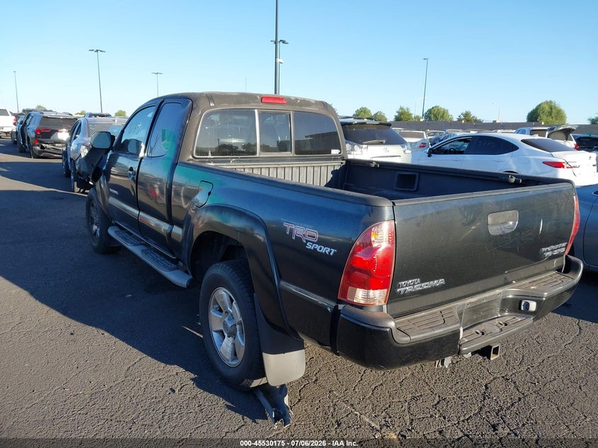 2005 Toyota Tacoma VIN 5TETU62N25Z077683 IAAI salvage auction — LEFT FRONT, Salvage Certificate (California), sold $2,550 on 2026-07-24 (photo 3)