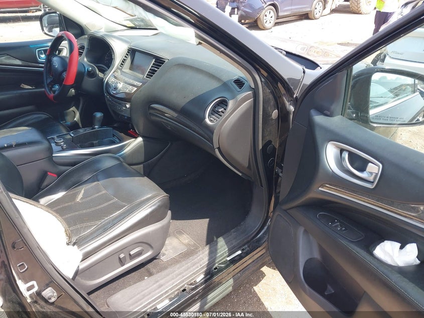 2013 Infiniti VIN 5N1AL0MN5DC301929 IAAI salvage auction — RIGHT SIDE, Salvage Title, sold $350 on 2026-07-23 (photo 5)