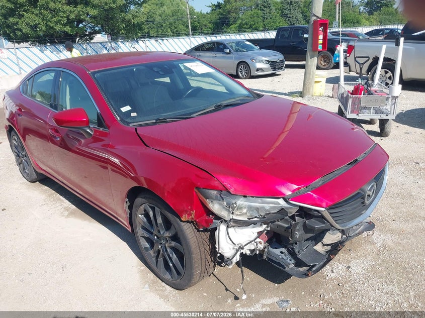 2014 Mazda 6 VIN JM1GJ1T62E1120756 IAAI salvage auction — NORMAL WEAR, Clear (Michigan), sold $1,050 on 2026-07-21 (photo 1)