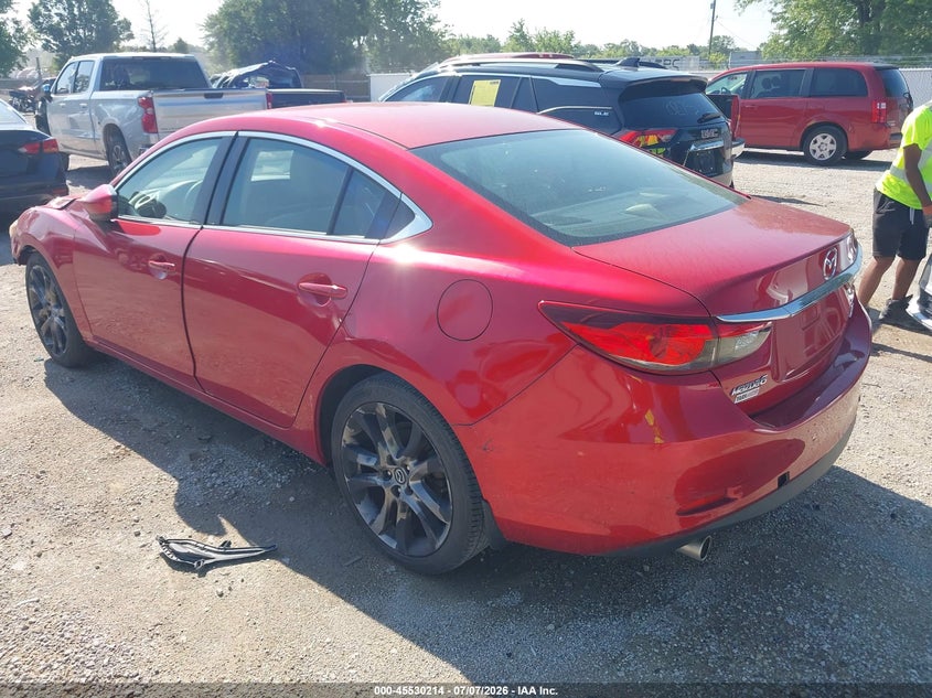 2014 Mazda 6 VIN JM1GJ1T62E1120756 IAAI salvage auction — NORMAL WEAR, Clear (Michigan), sold $1,050 on 2026-07-21 (photo 3)