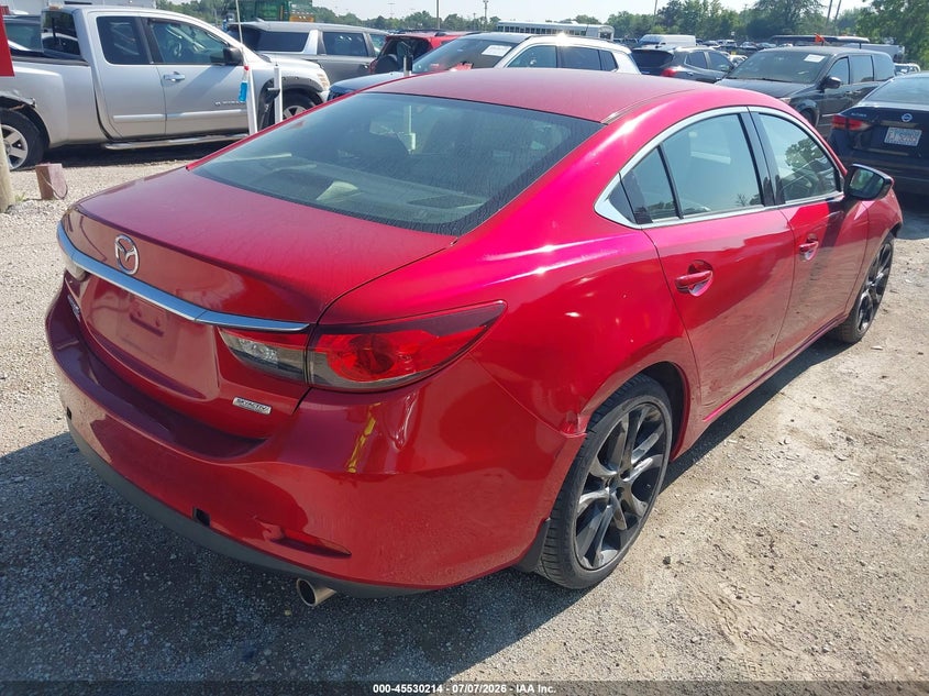 2014 Mazda 6 VIN JM1GJ1T62E1120756 IAAI salvage auction — NORMAL WEAR, Clear (Michigan), sold $1,050 on 2026-07-21 (photo 4)