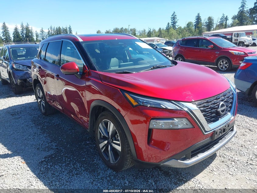 2023 Nissan Rogue VIN 5N1BT3CB3PC766520 IAAI salvage auction — RIGHT SIDE, Salvage Title, sold $7,100 on 2026-07-29 (photo 1)