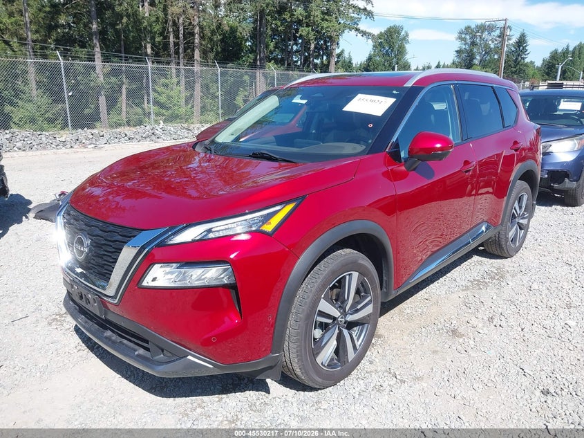 2023 Nissan Rogue VIN 5N1BT3CB3PC766520 IAAI salvage auction — RIGHT SIDE, Salvage Title, sold $7,100 on 2026-07-29 (photo 2)