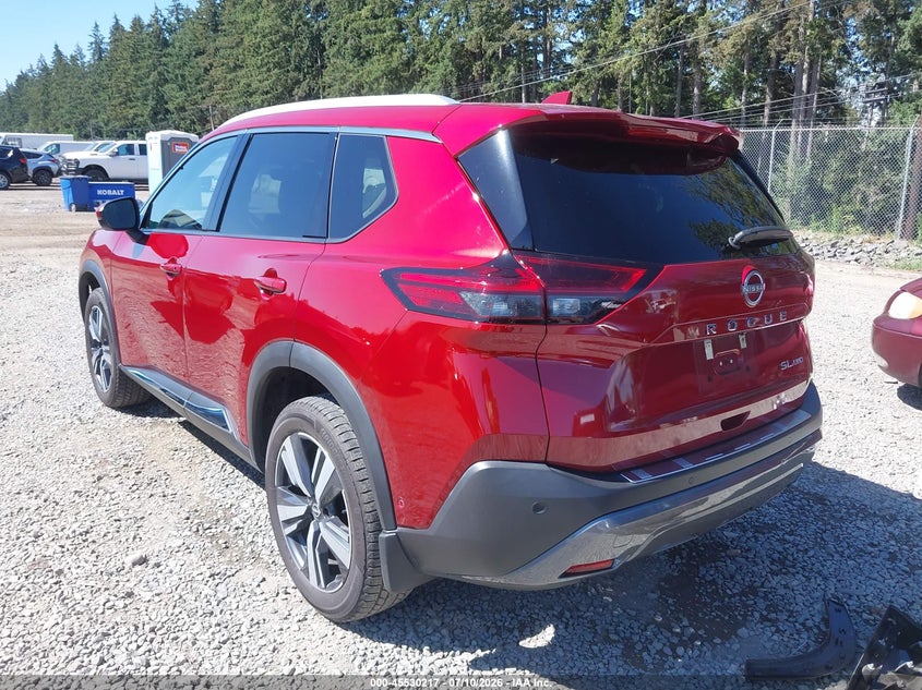 2023 Nissan Rogue VIN 5N1BT3CB3PC766520 IAAI salvage auction — RIGHT SIDE, Salvage Title, sold $7,100 on 2026-07-29 (photo 3)