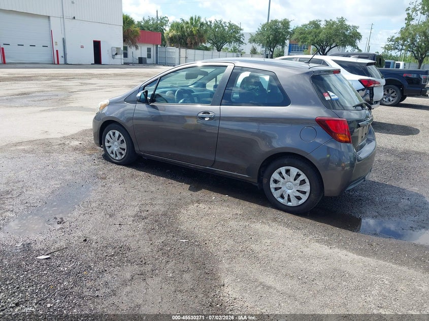 2017 Toyota Yaris VIN VNKJTUD34HA082514 IAAI salvage auction — WATER/FLOOD, Rebuildable (Florida), sold $1,100 on 2026-07-22 (photo 3)