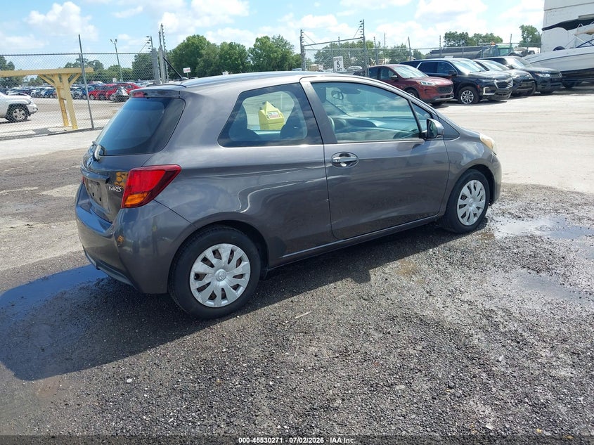 2017 Toyota Yaris VIN VNKJTUD34HA082514 IAAI salvage auction — WATER/FLOOD, Rebuildable (Florida), sold $1,100 on 2026-07-22 (photo 4)