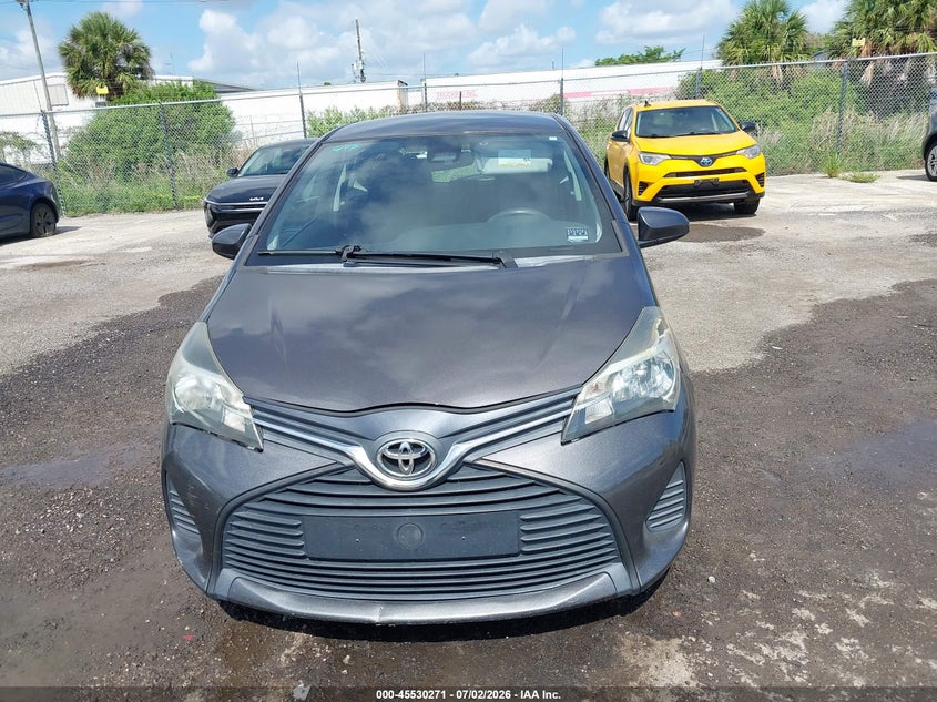 2017 Toyota Yaris VIN VNKJTUD34HA082514 IAAI salvage auction — WATER/FLOOD, Rebuildable (Florida), sold $1,100 on 2026-07-22 (photo 6)