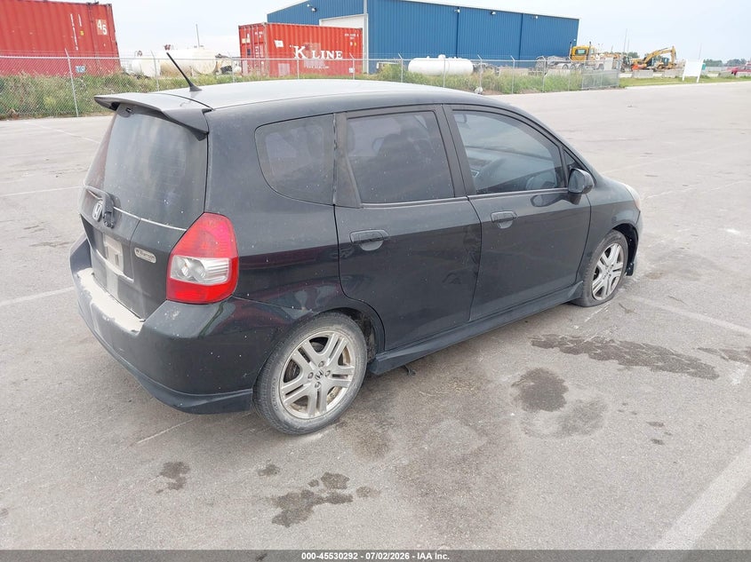 2008 Honda Fit VIN JHMGD38698S013888 IAAI salvage auction — NORMAL WEAR, Certificate Of Title (Nebraska), sold $25 on 2026-07-30 (photo 4)