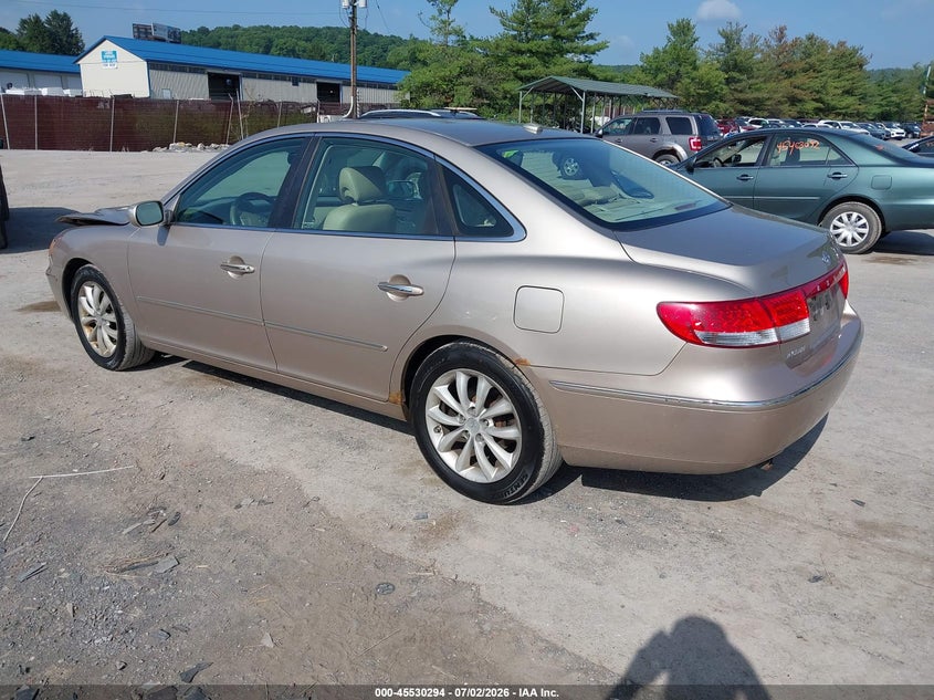 2008 Hyundai Azera VIN KMHFC46F88A263021 IAAI salvage auction — FRONT END, Salvage (Pennsylvania), sold $175 on 2026-07-19 (photo 3)
