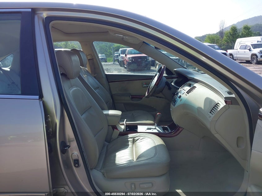 2008 Hyundai Azera VIN KMHFC46F88A263021 IAAI salvage auction — FRONT END, Salvage (Pennsylvania), sold $175 on 2026-07-19 (photo 5)