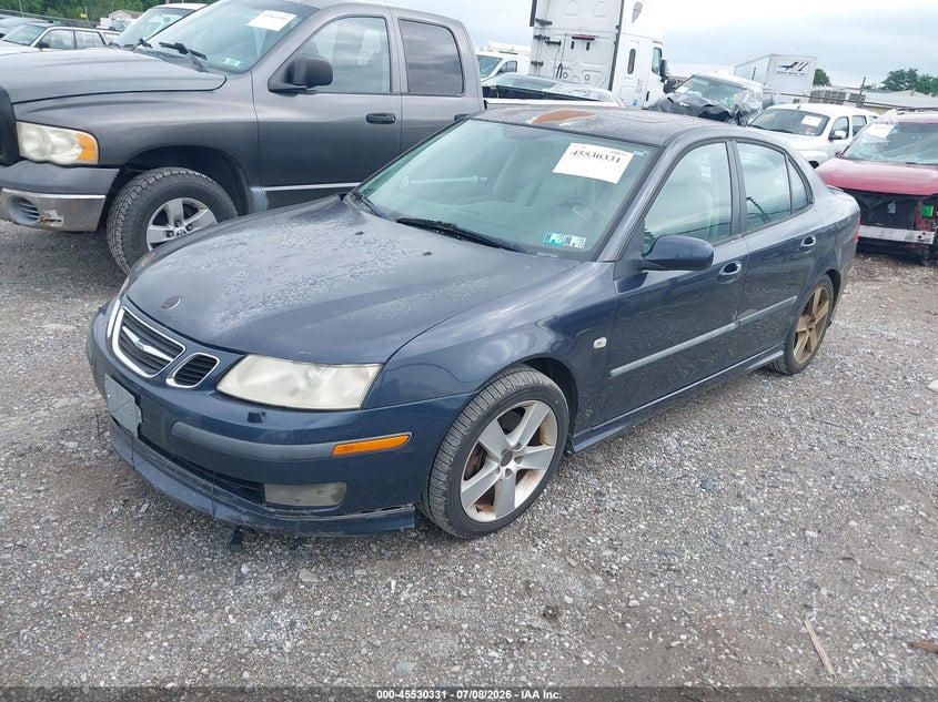 2007 Saab 9-3 VIN YS3FH41U971011054 IAAI salvage auction — NORMAL WEAR, Clear (Pennsylvania), sold $150 on 2026-07-22 (photo 2)