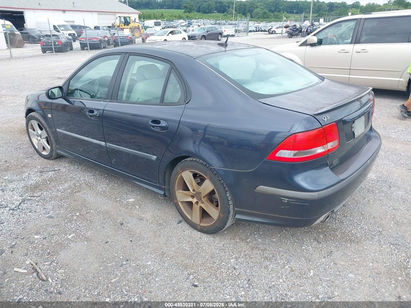 2007 Saab 9-3 VIN YS3FH41U971011054 IAAI salvage auction — NORMAL WEAR, Clear (Pennsylvania), sold $150 on 2026-07-22 (photo 3)