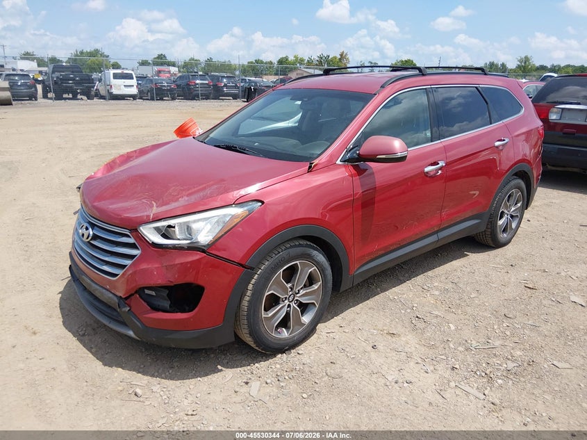 2013 Hyundai Santa fe VIN KM8SNDHFXDU012807 IAAI salvage auction — FRONT & REAR, Salvage - Dealer Only (Ohio), sold $1,300 on 2026-07-30 (photo 2)
