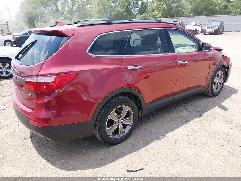2013 Hyundai Santa fe VIN KM8SNDHFXDU012807 IAAI salvage auction — FRONT & REAR, Salvage - Dealer Only (Ohio), sold $1,300 on 2026-07-30 (photo 4)